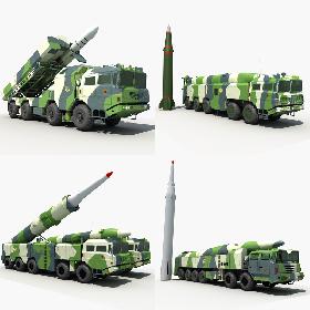 China Missile Series 3D